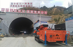 优博林SD868-2在为中铁隧道局郑万项目做超前地质预报施工